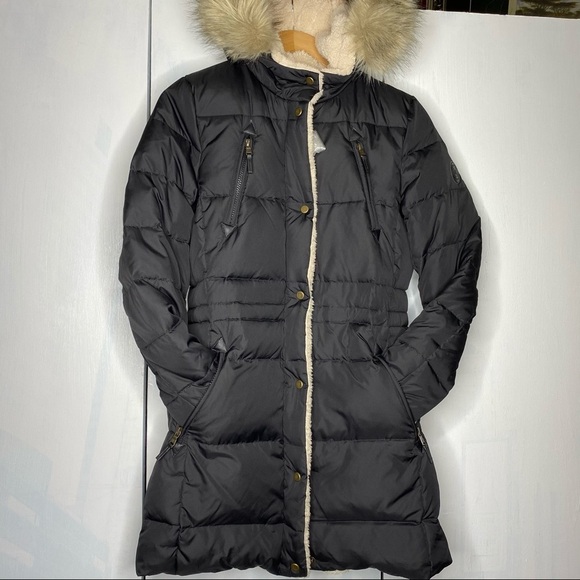 Lauren Ralph Lauren faux trim quilted parka jacket size XS NWT - Picture 15 of 16